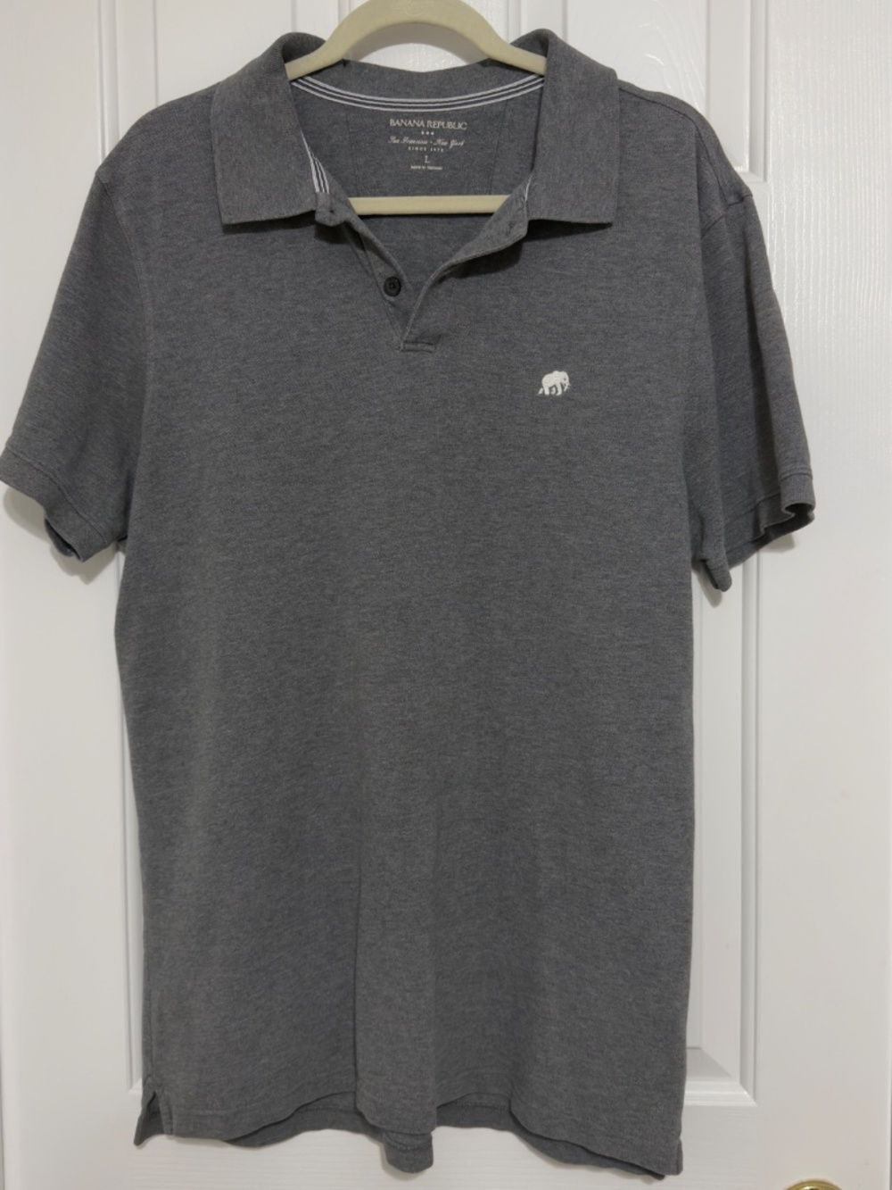 Banana Republic Gray Polo